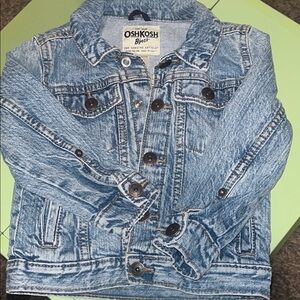 OshKosh B'gosh Kids Washed Blue Denim Trucker Jacket